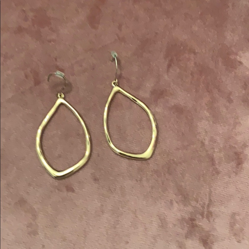 Organic Teardrop Earrings